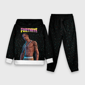 Детский костюм 3D (с толстовкой) с принтом Travis Scott, Fortnite в городе Новоалтайск,  |  | astronomical | epic games | fortnite | travis scott | ивент | ивент fortnite | концерт | концерт fortnite | скин travis scott | тревис | трэвис скотт | фортнайт