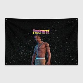 Флаг-баннер Travis Scott Fortnite: в городе Новоалтайск, 100% полиэстер | размер 67 х 109 см, плотность ткани — 95 г/м2; по краям флага есть четыре люверса для крепления | astronomical | epic games | fortnite | travis scott | ивент | ивент fortnite | концерт | концерт fortnite | скин travis scott | тревис | трэвис скотт | фортнайт