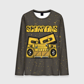 Мужской лонгслив 3D с принтом Scorpions в городе Новоалтайск, 100% полиэстер | длинные рукава, круглый вырез горловины, полуприлегающий силуэт | klaus meine | live in munich | return to forever | rock music | scorpions | you like | клаус майне | маттиас ябс | рудольф шенкер | скорпионз