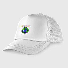 Детская кепка тракер с принтом ASTROWORLD в городе Новоалтайск, Козырек - 100% хлопок. Кепка - 100% полиэстер, Задняя часть - сетка | универсальный размер, пластиковая застёжка | 21 savage | astroworld | hip hop | juice wrld | quavo | rap | the weeknd | travis scott | астроворд | астроворлд | джеймс блейк | дрейк | кид кади | реп | рэп | стиви уандер | тревис скот | фрэнк оушен