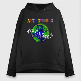 Женское худи Oversize хлопок с принтом ASTROWORLD в городе Новоалтайск, френч-терри — 70% хлопок, 30% полиэстер. Мягкий теплый начес внутри —100% хлопок | боковые карманы, эластичные манжеты и нижняя кромка, капюшон на магнитной кнопке | 21 savage | astroworld | hip hop | juice wrld | quavo | rap | the weeknd | travis scott | астроворд | астроворлд | джеймс блейк | дрейк | кид кади | реп | рэп | стиви уандер | тревис скот | фрэнк оушен