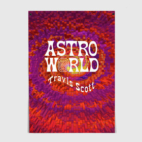 Постер с принтом ASTROWORLD в городе Новоалтайск, 100% бумага
 | бумага, плотность 150 мг. Матовая, но за счет высокого коэффициента гладкости имеет небольшой блеск и дает на свету блики, но в отличии от глянцевой бумаги не покрыта лаком | 21 savage | astroworld | hip hop | juice wrld | quavo | rap | the weeknd | travis scott | астроворд | астроворлд | джеймс блейк | дрейк | кид кади | реп | рэп | стиви уандер | тревис скот | фрэнк оушен