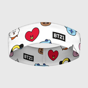 Повязка на голову 3D с принтом BTS | БТС | BANGTAN BOYS | BT21 в городе Новоалтайск,  |  | bangtan boys | bt21 | bts | бтс