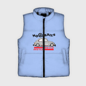 Женский жилет утепленный 3D с принтом Volkswagen Beetle в городе Новоалтайск,  |  | Тематика изображения на принте: volkswagen beetle | авто | битл | гонки | жук | машина | фольц | фольцваген