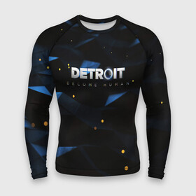 Мужской рашгард 3D с принтом DETROIT BECOME HUMAN в городе Новоалтайск,  |  | action | ai | android | connor | detroit become human | game | rk 800 | rk 900 | андроиды | детектив | игра | игры | интерактивное кино | кара | коннор | логотип | маркус | роботы | фирменный стиль | экшн