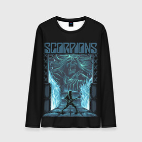 Мужской лонгслив 3D с принтом Scorpions в городе Новоалтайск, 100% полиэстер | длинные рукава, круглый вырез горловины, полуприлегающий силуэт | klaus meine | live in munich | return to forever | rock music | scorpions | you like | клаус майне | маттиас ябс | рудольф шенкер | скорпионз