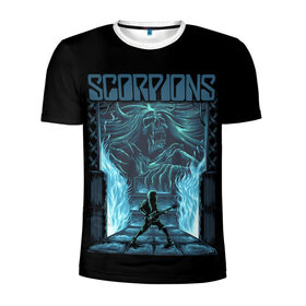Мужская футболка 3D спортивная с принтом Scorpions в городе Новоалтайск, 100% полиэстер с улучшенными характеристиками | приталенный силуэт, круглая горловина, широкие плечи, сужается к линии бедра | klaus meine | live in munich | return to forever | rock music | scorpions | you like | клаус майне | маттиас ябс | рудольф шенкер | скорпионз