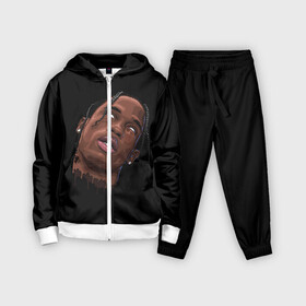 Детский костюм 3D с принтом Travis Scott в городе Новоалтайск,  |  | astronomical | astroworld | astroworld travis scott | fortnite | travis scott | концерт | концерт fortnite | космос | рэпер | тревис | трэвис скотт | фортнайт