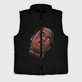 Мужской жилет утепленный 3D с принтом Travis Scott в городе Новоалтайск,  |  | astronomical | astroworld | astroworld travis scott | fortnite | travis scott | концерт | концерт fortnite | космос | рэпер | тревис | трэвис скотт | фортнайт
