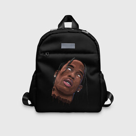 Детский рюкзак 3D с принтом Travis Scott в городе Новоалтайск, 100% полиэстер | лямки с регулируемой длиной, сверху петелька, чтобы рюкзак можно было повесить на вешалку. Основное отделение закрывается на молнию, как и внешний карман. Внутри дополнительный карман. По бокам два дополнительных кармашка | astronomical | astroworld | astroworld travis scott | fortnite | travis scott | концерт | концерт fortnite | космос | рэпер | тревис | трэвис скотт | фортнайт