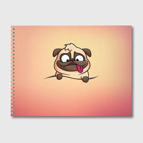 Альбом для рисования с принтом Tasty в городе Новоалтайск, 100% бумага
 | матовая бумага, плотность 200 мг. | животные | забавные | звери | смешные | собаки