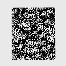 Тетрадь с принтом GRAFFITI в городе Новоалтайск, 100% бумага | 48 листов, плотность листов — 60 г/м2, плотность картонной обложки — 250 г/м2. Листы скреплены сбоку удобной пружинной спиралью. Уголки страниц и обложки скругленные. Цвет линий — светло-серый
 | abstraction. | glitch | абстракция | глитч | обои | помехи | текстура | шум