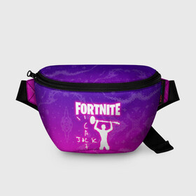 Поясная сумка 3D с принтом FORTNITE X TRAVIS SCOTT в городе Новоалтайск, 100% полиэстер | плотная ткань, ремень с регулируемой длиной, внутри несколько карманов для мелочей, основное отделение и карман с обратной стороны сумки застегиваются на молнию | astro | astronomical | astroworld | cactus | fort | fortnite | jack | nite | nomical | scott | travis | world | астро | астрономикал | джек | джэк | кактус | найт | номикал | скотт | трэвис | форт | фортнайт