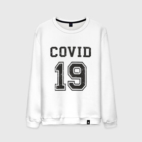 Мужской свитшот хлопок с принтом Covid 19 в городе Новоалтайск, 100% хлопок |  | china | coronavirus | covid 19 | covid19 | virus | болезнь | больница | вирус | гигиена | грипп | заражение | инфекция | италия | карантин | кашель | китай | клиника | корона | коронавирус | маска | пандемия | самоизоляция | 