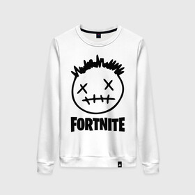 Женский свитшот хлопок с принтом FORTNITE X TRAVIS SCOTT в городе Новоалтайск, 100% хлопок | прямой крой, круглый вырез, на манжетах и по низу широкая трикотажная резинка  | astro | astronomical | astroworld | cactus | fort | fortnite | jack | nite | nomical | scott | travis | world | астро | астрономикал | джек | джэк | кактус | найт | номикал | скотт | трэвис | форт | фортнайт