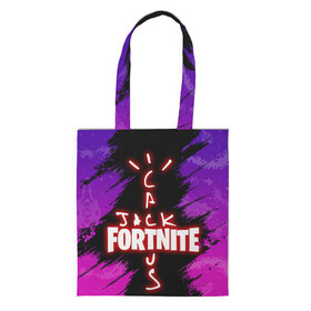 Шоппер 3D с принтом FORTNITE X TRAVIS SCOTT в городе Новоалтайск, 100% полиэстер | Плотность: 200 г/м2; Размер: 34×35 см; Высота лямок: 30 см | astro | astronomical | astroworld | cactus | fort | fortnite | jack | nite | nomical | scott | travis | world | астро | астрономикал | джек | джэк | кактус | найт | номикал | скотт | трэвис | форт | фортнайт