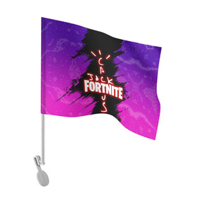 Флаг для автомобиля с принтом FORTNITE X TRAVIS SCOTT в городе Новоалтайск, 100% полиэстер | Размер: 30*21 см | astro | astronomical | astroworld | cactus | fort | fortnite | jack | nite | nomical | scott | travis | world | астро | астрономикал | джек | джэк | кактус | найт | номикал | скотт | трэвис | форт | фортнайт