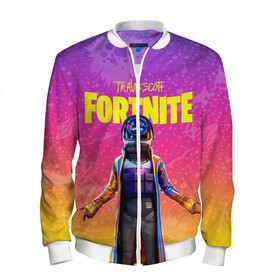 Мужской бомбер 3D с принтом TRAVIS SCOTT+FORTNITE в городе Новоалтайск, 100% полиэстер | застегивается на молнию, по бокам два кармана без застежек, по низу бомбера и на воротнике - эластичная резинка | america | astro jack | astroworld | cactus jack | fortnite | fortnite 2 | fortnite х | rap | travis scott | usa | wish you were here | америка | астро джек | зарубежный реп | кактус джек | реп | сша | трэвис скотт | фортнайт | фортнайт 2