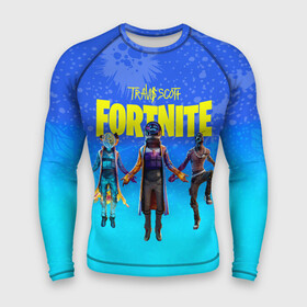 Мужской рашгард 3D с принтом TRAVIS SCOTT+FORTNITE в городе Новоалтайск,  |  | america | astro jack | astroworld | cactus jack | fortnite | fortnite 2 | fortnite х | rap | travis scott | usa | wish you were here | америка | астро джек | зарубежный реп | кактус джек | реп | сша | трэвис скотт | фортнайт | фортнайт 2
