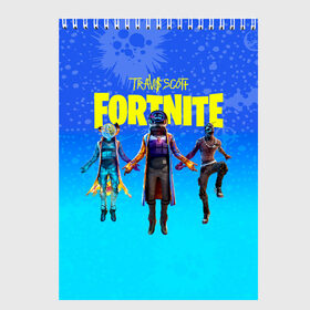 Скетчбук с принтом TRAVIS SCOTT+FORTNITE в городе Новоалтайск, 100% бумага
 | 48 листов, плотность листов — 100 г/м2, плотность картонной обложки — 250 г/м2. Листы скреплены сверху удобной пружинной спиралью | Тематика изображения на принте: america | astro jack | astroworld | cactus jack | fortnite | fortnite 2 | fortnite х | rap | travis scott | usa | wish you were here | америка | астро джек | зарубежный реп | кактус джек | реп | сша | трэвис скотт | фортнайт | фортнайт 2