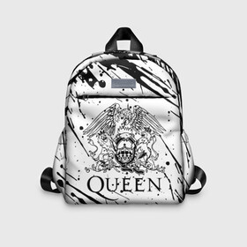 Детский рюкзак 3D с принтом QUEEN. в городе Новоалтайск, 100% полиэстер | лямки с регулируемой длиной, сверху петелька, чтобы рюкзак можно было повесить на вешалку. Основное отделение закрывается на молнию, как и внешний карман. Внутри дополнительный карман. По бокам два дополнительных кармашка | queen | британская рок группа | квин | куин | кьюин | мистер робот | музыка | рами малек | рок | рок музыка | фредди меркьюри