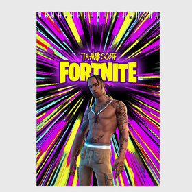 Скетчбук с принтом TRAVIS SCOTT+FORTNITE в городе Новоалтайск, 100% бумага
 | 48 листов, плотность листов — 100 г/м2, плотность картонной обложки — 250 г/м2. Листы скреплены сверху удобной пружинной спиралью | Тематика изображения на принте: america | astro jack | astroworld | cactus jack | fortnite | fortnite 2 | fortnite х | rap | travis scott | usa | wish you were here | америка | астро джек | зарубежный реп | кактус джек | реп | сша | трэвис скотт | фортнайт | фортнайт 2