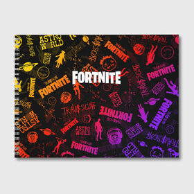 Альбом для рисования с принтом TRAVIS SCOTT+FORTNITE в городе Новоалтайск, 100% бумага
 | матовая бумага, плотность 200 мг. | america | astro jack | astroworld | cactus jack | fortnite | fortnite 2 | fortnite х | rap | travis scott | usa | wish you were here | америка | астро джек | зарубежный реп | кактус джек | реп | сша | трэвис скотт | фортнайт | фортнайт 2