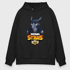 Мужское худи Oversize хлопок с принтом BRAWL STARS CROW BLACK в городе Новоалтайск, френч-терри — 70% хлопок, 30% полиэстер. Мягкий теплый начес внутри —100% хлопок | боковые карманы, эластичные манжеты и нижняя кромка, капюшон на магнитной кнопке | bibi | brawl stars | crow | leon | leon shark | max | mecha crow | mr.p | phoenix | sally leon | sprout | stars | unicorn | virus 8 bit | werewolf | биби | ворон | леон | оборотень | пингвин