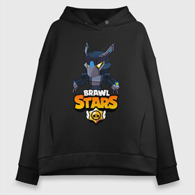 Женское худи Oversize хлопок с принтом BRAWL STARS CROW BLACK в городе Новоалтайск, френч-терри — 70% хлопок, 30% полиэстер. Мягкий теплый начес внутри —100% хлопок | боковые карманы, эластичные манжеты и нижняя кромка, капюшон на магнитной кнопке | bibi | brawl stars | crow | leon | leon shark | max | mecha crow | mr.p | phoenix | sally leon | sprout | stars | unicorn | virus 8 bit | werewolf | биби | ворон | леон | оборотень | пингвин