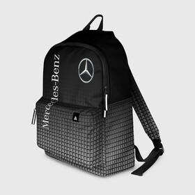 Рюкзак 3D с принтом MERCEDES-BENZ  в городе Новоалтайск, 100% полиэстер | лямки с регулируемой длиной, сверху петелька, чтобы рюкзак можно было повесить на вешалку. Основное отделение закрывается на молнию, как и внешний карман. Внутри два дополнительных кармана, один из которых закрывается на молнию. По бокам два дополнительных кармашка | amg | auto | brabus | mercedes | sport | авто | автомобиль | автомобильные | амг | брабус | бренд | марка | машины | мерседес | спорт