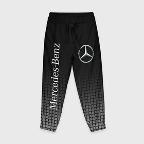 Детские брюки 3D с принтом MERCEDES-BENZ  в городе Новоалтайск, 100% полиэстер | манжеты по низу, эластичный пояс регулируется шнурком, по бокам два кармана без застежек, внутренняя часть кармана из мелкой сетки | amg | auto | brabus | mercedes | sport | авто | автомобиль | автомобильные | амг | брабус | бренд | марка | машины | мерседес | спорт