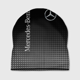 Шапка 3D с принтом MERCEDES-BENZ  в городе Новоалтайск, 100% полиэстер | универсальный размер, печать по всей поверхности изделия | amg | auto | brabus | mercedes | sport | авто | автомобиль | автомобильные | амг | брабус | бренд | марка | машины | мерседес | спорт
