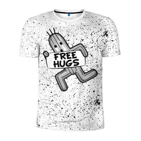 Мужская футболка 3D спортивная с принтом FREE HUGS в городе Новоалтайск, 100% полиэстер с улучшенными характеристиками | приталенный силуэт, круглая горловина, широкие плечи, сужается к линии бедра | 7 remake | aerith | fantasy | ff7 | final | ps4 | red | shinra | square enix | vii remake | vii ремейк | айрис | последняя | ред | фантазия | фф7 | шинра