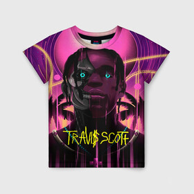 Детская футболка 3D с принтом TRAVIS SCOTT+FORTNITE в городе Новоалтайск, 100% гипоаллергенный полиэфир | прямой крой, круглый вырез горловины, длина до линии бедер, чуть спущенное плечо, ткань немного тянется | Тематика изображения на принте: america | astro jack | astroworld | cactus jack | fortnite | fortnite 2 | fortnite х | rap | travis scott | usa | wish you were here | америка | астро джек | зарубежный реп | кактус джек | реп | сша | трэвис скотт | фортнайт | фортнайт 2