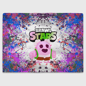 Плед 3D с принтом Sakura Spike Brawl Stars в городе Новоалтайск, 100% полиэстер | закругленные углы, все края обработаны. Ткань не мнется и не растягивается | brawl | brawl stars | sakura spike | spike | бравл | бравл кактус | бравл старс | кактус | сакура спайк | спайк | спайк бравл старс