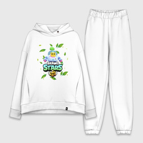 Женский костюм хлопок Oversize с принтом Sprout Brawl Stars в городе Новоалтайск,  |  | brawl | brawl stars | sprout | бравл | бравл старс | росток | спраут | спраут brawl stars | спроут