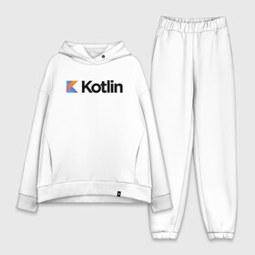 Женский костюм хлопок Oversize с принтом Kotlin в городе Новоалтайск,  |  | kotlin | котлин