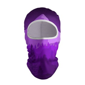 Балаклава 3D с принтом Ночные горы в городе Новоалтайск, 100% полиэстер, ткань с особыми свойствами — Activecool | плотность 150–180 г/м2; хорошо тянется, но при этом сохраняет форму. Закрывает шею, вокруг отверстия для глаз кайма. Единый размер | Тематика изображения на принте: горы | звёздное небо | звёзды | лес | небо | ночь | фиолетовый