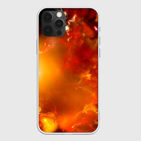 Чехол для iPhone 12 Pro Max с принтом Солнечное облако в городе Новоалтайск, Силикон |  | звёзды | космос | огонь | оранжевый | супер новая | туманность