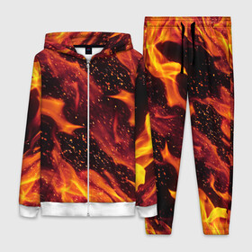 Женский костюм 3D с принтом ЯЗЫКИ ПЛАМЕНИ в городе Новоалтайск,  |  | abstraction | bright | fire | flame | geometry | heat | hexagon | light | neon | texture | triangle | wildfire | абстракция | геометрия | искры | неон | неоновый | огненный | огонь | пламя | пожар | соты | текстура