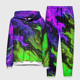 Мужской костюм 3D (с толстовкой) с принтом PURPLE GREEN FLAME в городе Новоалтайск,  |  | abstraction | bright | fire | flame | geometry | heat | hexagon | light | neon | texture | triangle | wildfire | абстракция | геометрия | искры | неон | неоновый | огненный | огонь | пламя | пожар | соты | текстура