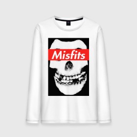 Мужской лонгслив хлопок с принтом Misfits в городе Новоалтайск, 100% хлопок |  | clash | cure | horror | horrorpunk | linkin park | misfits | punk | punkrock | ramones | король и шут | панкрок