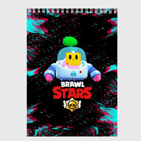 Скетчбук с принтом Brawl Stars SPROUT в городе Новоалтайск, 100% бумага
 | 48 листов, плотность листов — 100 г/м2, плотность картонной обложки — 250 г/м2. Листы скреплены сверху удобной пружинной спиралью | 8 bit | 8 бит | bibi | brawl | brawl stars | crow | leon | spike | sprout | stars | бравл | бравл старс | браво старс | игра | компьютерная | кров | леон | онлайн | старс