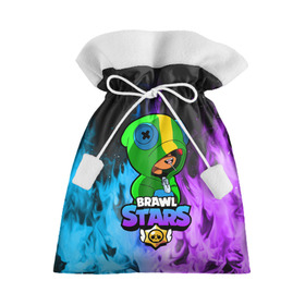 Подарочный 3D мешок с принтом Brawl Stars LEON в городе Новоалтайск, 100% полиэстер | Размер: 29*39 см | Тематика изображения на принте: 8 bit | 8 бит | bibi | brawl | brawl stars | crow | leon | spike | sprout | stars | бравл | бравл старс | браво старс | игра | компьютерная | кров | леон | огонь | онлайн | старс