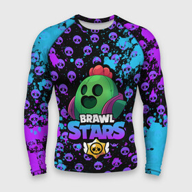Мужской рашгард 3D с принтом Brawl Stars SPIKE в городе Новоалтайск,  |  | 8 bit | 8 бит | bibi | brawl | brawl stars | crow | leon | spike | sprout | stars | бравл | бравл старс | браво старс | игра | компьютерная | кров | леон | онлайн | старс