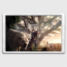 Магнит 45*70 с принтом Assassin’s Creed Valhalla в городе Новоалтайск, Пластик | Размер: 78*52 мм; Размер печати: 70*45 | action | creed | eivor | rpg | ubisoft | valhalla | viking | vikings | англия | ассасин | ассасина | вальгалла | викинг | викинги | кредо | эйвор