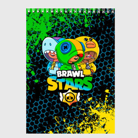 Скетчбук с принтом Brawl Stars Leon Trio в городе Новоалтайск, 100% бумага
 | 48 листов, плотность листов — 100 г/м2, плотность картонной обложки — 250 г/м2. Листы скреплены сверху удобной пружинной спиралью | 3 леона | brawl stars | brawl stars leon | leon | leon green | leon sally | leon shark | бравл старс | леон | леон акула | леон огонь | леон салли | леон старс | леоны