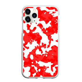 Чехол для iPhone 11 Pro матовый с принтом Красно-белая в городе Новоалтайск, Силикон |  | Тематика изображения на принте: городской камуфляж | подарок мужчине | подарок на 23 февраля | подарок на день защитника отечества | подарок на день рождения | подарок парню | спартак москва | фк спартак