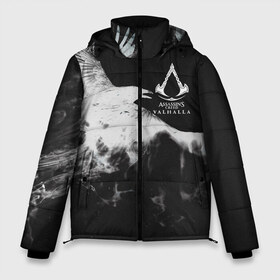 Мужская зимняя куртка 3D с принтом ASSASSIN`S CREED VALHALLA в городе Новоалтайск, верх — 100% полиэстер; подкладка — 100% полиэстер; утеплитель — 100% полиэстер | длина ниже бедра, свободный силуэт Оверсайз. Есть воротник-стойка, отстегивающийся капюшон и ветрозащитная планка. 

Боковые карманы с листочкой на кнопках и внутренний карман на молнии. | Тематика изображения на принте: crow | slayer | valhalla | vikings | асасин | ассасин крид | ассассин | вальхалла | викинги | ворон | тамплиеры