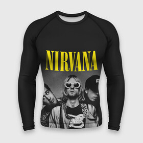 Мужской рашгард 3D с принтом NIRVANA в городе Новоалтайск,  |  | nirvana | nirvana smells | nirvana smells like | teen spirit | курт кобейн | нирвана | нирвана песни.